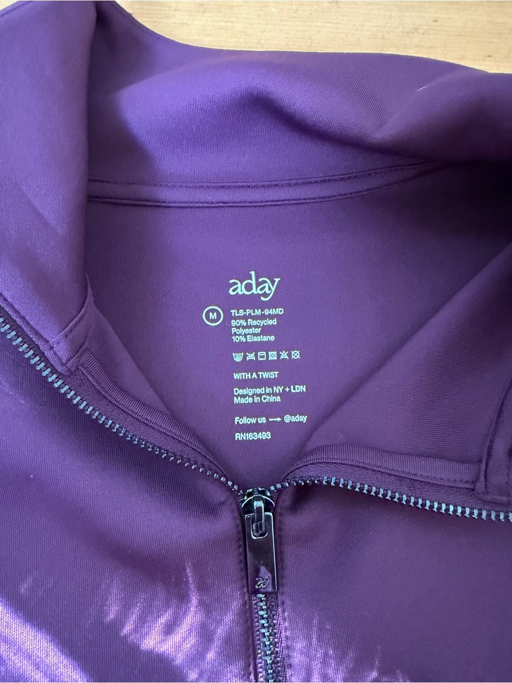 ADAY With a Twist Pullover in Plum - Picture 3 of 3
